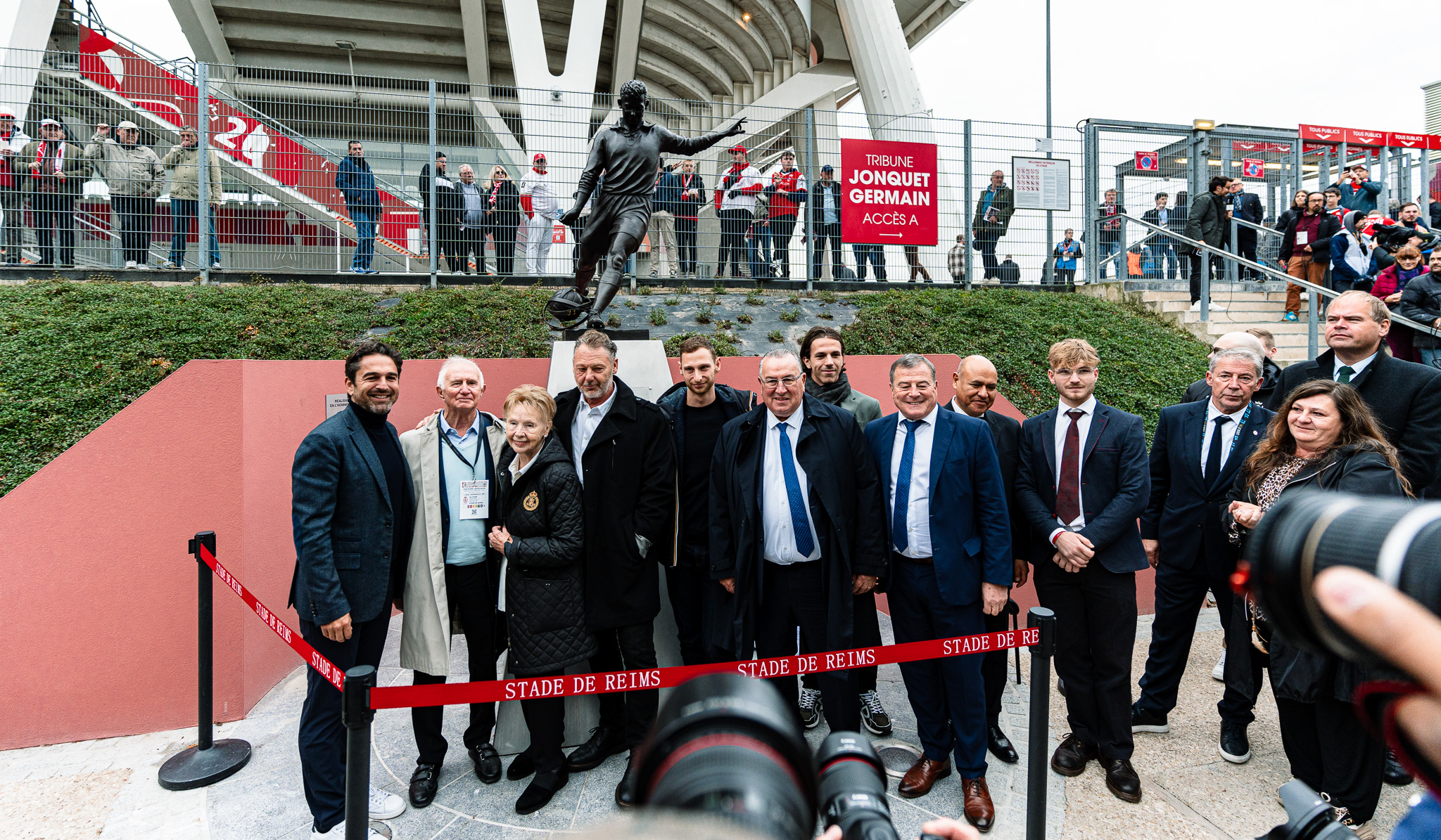 Statue Fontaine inauguration