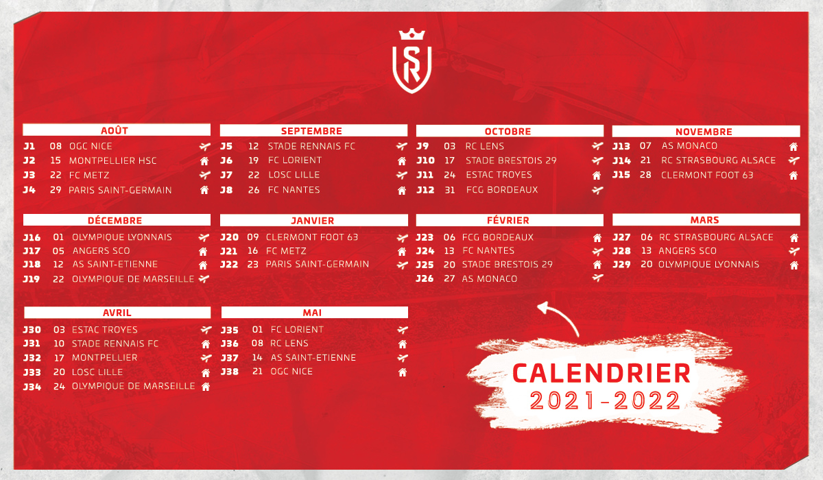Calendrier SDR